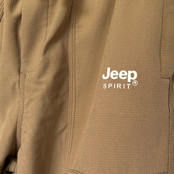 Jeep Spirit Cargo Pants Joggers Womens Juniors XL Brown High Rise Outdoor Hiking - Picture 10 of 13